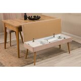Hanah home vina 03 0900 atlantic pine stone (produžni trpezarijski sto, stolice i konzola set (7 komada) | ePonuda.com