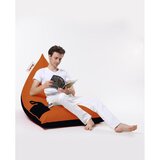 Atelier Del Sofa Vreća za sjedenje, Pyramid Large Double Color Bed Pouf - Orange | shoptok.hr