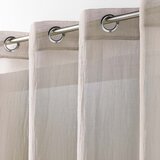 Douceur d intérieur Rjava prosojna zavesa 140x280 cm Telma – | Shoptok.si