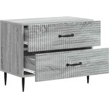  Noćni ormar Siva sonoma 62 x 34,5 x 47,5 cm Konstruirano drvo | Eponuda.com