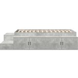  Krevet s ladicama sivi beton 100x200 cm | shoptok.hr