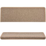  Preproge za stopnice 15 kosov 65x21x4 cm svetlo rjave, (20980908) | Shoptok.si