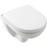 Villeroy Boch 5688HR01 O.novo Combi-Pack viseča brezrobna WC školjka z WC desko s počasnim zapiranjem | Shoptok.si