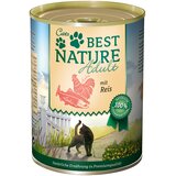  Varčno pakiranje Best Nature Cat Adult 12 x 400 g - losos, piščanec in riž | shoptok.hr