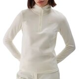 4f ženski duks fleece F048, beli
