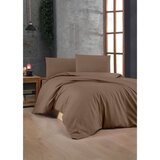  Brown Ranforce Super King Quilt Cover Set (FR) | ePonuda.com