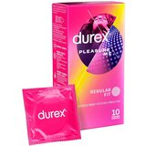Durex Pleasure Me - kondom z rebrastimi pikami (10 kosov) | Shoptok.si