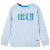 vidaXL Otroški pulover nežno modra melange 104