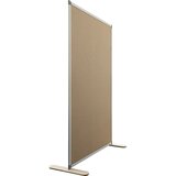 SMIT VISUAL Predelna stena NATURAL, ŠxG 1250 x 500 mm, s satastim kartonom, višina 1850 mm | Shoptok.si