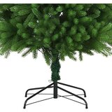 vidaXL Božično drevo med 300 LED z stojalom Zelena 240 cm PE | Shoptok.si