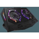 WHITESHARK WS GCP 10 ICE SHADOW / 2 vent. RGB Cooling Pad