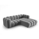 Micadoni Home svetlo siva kotna sedežna garnitura (desni kot) lupine | Shoptok.si