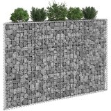 Furnova Trapezna visoka greda gabion pocinkano jeklo 150x20x100 cm, (21920806) | Shoptok.si