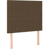 Maison Chic Posteljno vzglavje - Vzglavna omarica 2 kosa temno rjavo 100x5x78/88 cm blago, (22077810) Cene