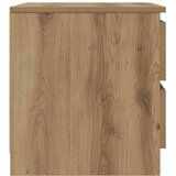 Maison Chic Nočna omarica - Nočna miza artisan hrast 50x40x43.5 cm inženirski les, (21689032) Slike
