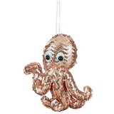  ukrasi za božićno drvce hobotnica (bež, poliester, 1 kom., 14 x 2,5 x 16 cm) | shoptok.hr
