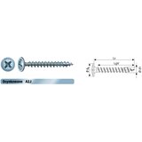 Shumee PODLOŽNI VIJAK (3000) 4,0*25 PZ 2 BELO POCINKANO, (21393133) | Shoptok.si
