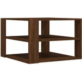 Furnova Klubska mizica dimljeni hrast 59,5x59,5x40 cm inženirski les, (21914383) | Shoptok.si