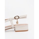 GOODIN White sandals with an open heel | Shoptok.si