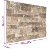  Zidne panele 10 pcs Šareni 100 x 50 cm EPS pjena | Eponuda.ba