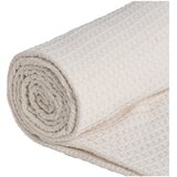 Ixia Kremno belo pregrinjalo iz recikliranega bombaža 260x280 cm Honeycomb – | Shoptok.si