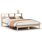 Maison Chic Posteljni okvir - Dvoposteljna postelja - Zakonska postelja brez vzmetnice 140x200 cm trdna borovina-J10860, (21769392) | Shoptok.si