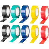 Ramda Set Izolirnih Traka 19mmx10m s Više Boja, 10kom, PVC, do 80°C, 600V | shoptok.hr