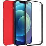 AVIZAR Apple iPhone 12 Mini Integral 360° etui: mehka sprednja stran in trda zadnja stran - rdeca, (20626217) Cene