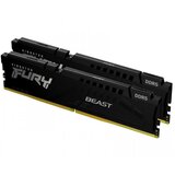 Kingston RAM DDR5 64GB 6400 FURY Beast Black EXPO, kit 2x 32GB, CL32, DIMM KF564C32BBEK2-64 Cene
