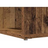  Kutni stol s policom Staro drvo 101,5 x 149,5 x 149,5 cm | shoptok.hr