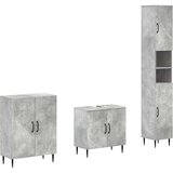  Set za kupaonicu od 3 dijela HAARLEM Betonska siva | shoptok.hr