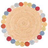  tepih juta 120 cm višebojan/prirodan | Eponuda.com