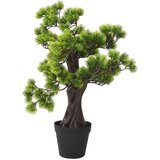vidaXL Umetni bonsaj borovec z loncem 60 cm zelen | Shoptok.si