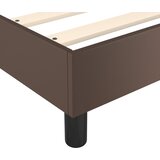  Okvir za krevet s oprugom smeđi 140x190 cm od umjetne kože | Eponuda.com