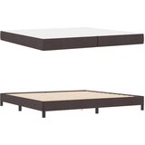 Box spring krevet Tamno smeđa 200 x 200 cm tkanina | shoptok.hr