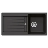 Ugradbeni sudoper Zako (Š x D: 86 x 43,5 cm, Nero) + BAUHAUS jamstvo 5 godina