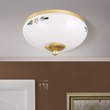 Orion stropno svetlo landhaus 1xE27/60W/230V ø 21 cm mesing/bela/zelena | Eponuda.com