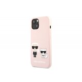 Karl Lagerfeld originalen ovitek KLHCP13SSSKCI za iphone 13 mini roza silikonska zaščita - full bodies Cene