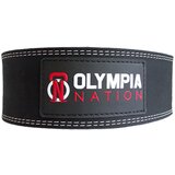 OLYMPIA NATION Power kaiš za teretanu, Crni