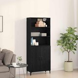 Highboard Crni hrast 69,5 x 32,5 x 180 cm Konstruirano drvo | shoptok.hr