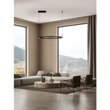 Nova Luce Mat crna LED viseća svjetiljka aluminijska s mogućnosti zatamnjivanja ø 80 cm Lunette – | shoptok.hr