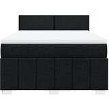  Krevet s oprugama i madracem crni 140 x 190 cm od tkanine | shoptok.hr