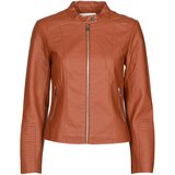 Vila Usnjene jakne & Sintetične jakne VIBLUE Oranžna | Shoptok.si