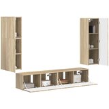  Set TV komoda 4 kom. Sonoma hrast Konstruirano drvo | shoptok.hr