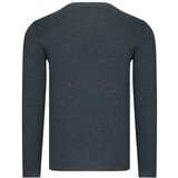 Dewberry DUAL SET T8587 V COLLAR MEN'S SWEATSHIRT-ANTHRACITIS-BLACK | Shoptok.si