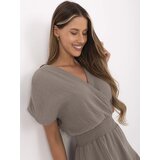 Italy Moda Dress-MI-SK-92160.00-dark beige | shoptok.hr