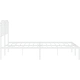  Metalni okvir za krevet s uzglavljem bijeli 160x200 cm | Eponuda.ba