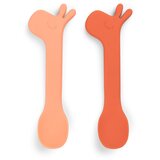 Done By Deer Silikonske kašike Lalee, 2 komada, Narandžaste | Eponuda.com