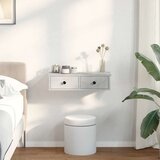 vidaXL Zidna polica s ladicama beton siva 60x28x15cm konstruirano drvo | shoptok.hr