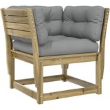  Vrtna sofa od impregnirane borovine s naslonima i jastucima | shoptok.hr